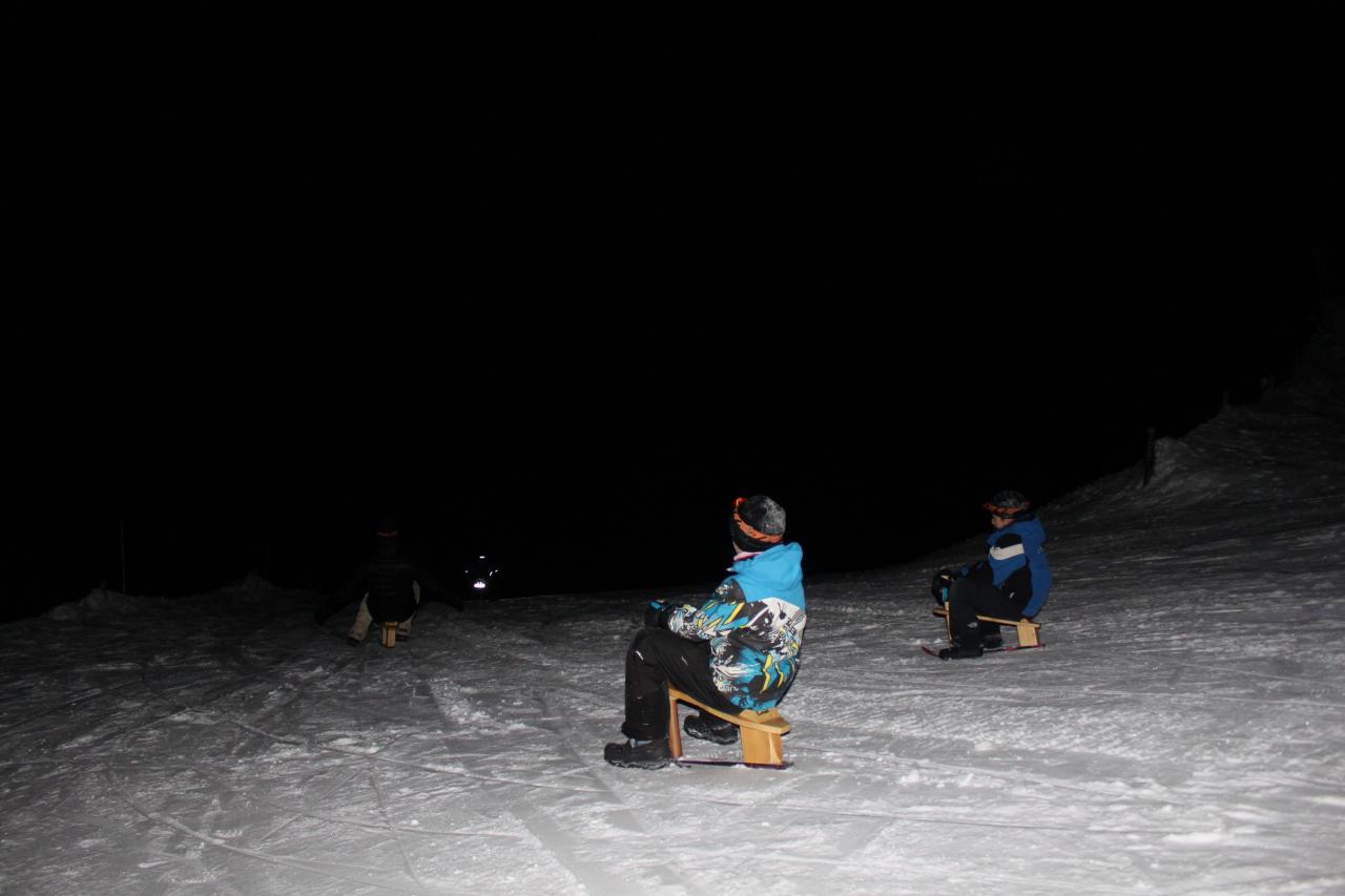 Soirée du 7 février 2015, descente en paret