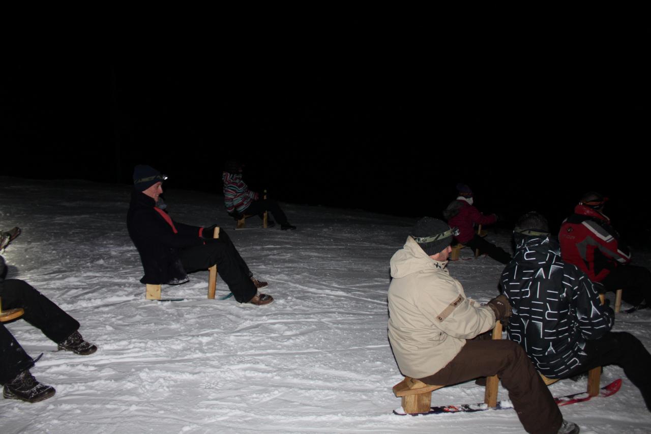 Soirée du 7 février 2015, descente en paret