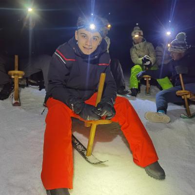 Descente en paret