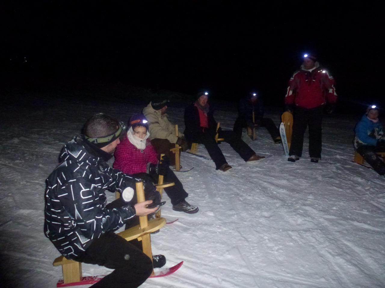 Soirée du 7 février 2015, descente en paret