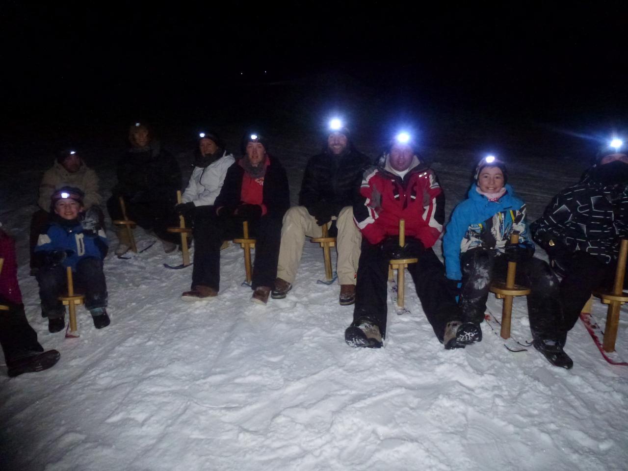 Soirée du 7 février 2015, descente en paret