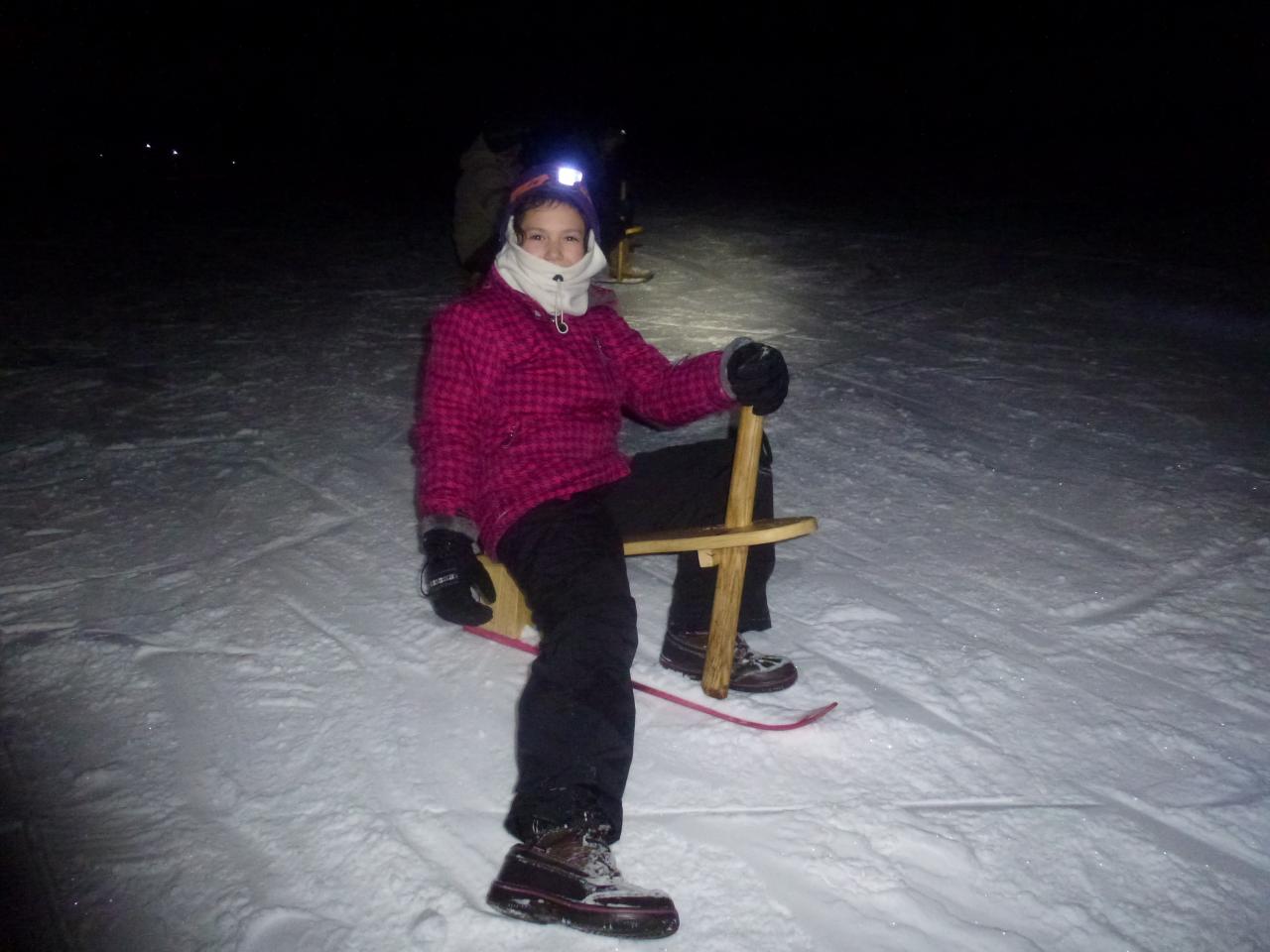 Soirée du 7 février 2015, descente en paret