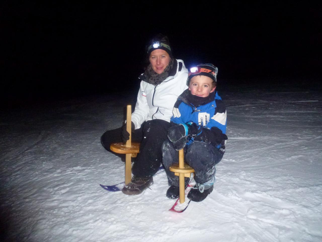 Soirée du 7 février 2015, descente en paret